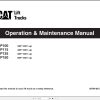 CAT Forklift DP150 Schematic Service Operation Maintenance Manual 1