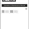 CAT Forklift DP25HS Service Operation Maintenance Manual 1