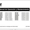 CAT Forklift DP25N Schematic Service Operation Maintenance Manual