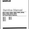 CAT Forklift DP35 Service Operation Maintenance Manual