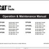 CAT Forklift DP40K Schematic Service Operation Maintenance Manual