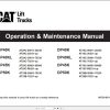 CAT Forklift DP45K Schematic Service Operation Maintenance Manual