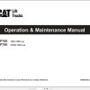 CAT Forklift DP70E Service Operation Maintenance Manual