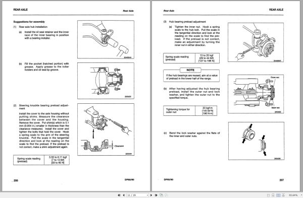 CAT Forklift DP80 Service Operation Maintenance Manual 1