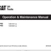 CAT Forklift DP80 Service Operation Maintenance Manual 2