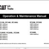 CAT Forklift EC15K Schematic Service Operation Maintenance Manual 1