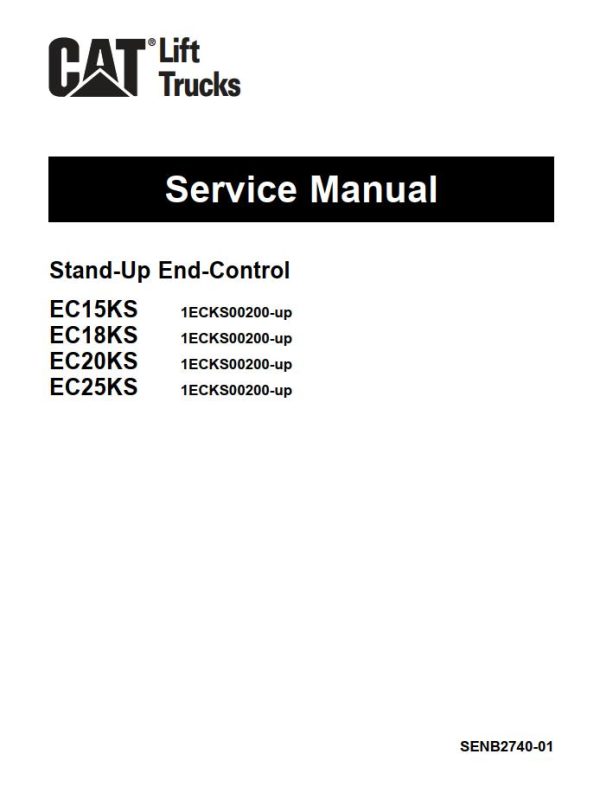 CAT Forklift EC20KS Service Manual