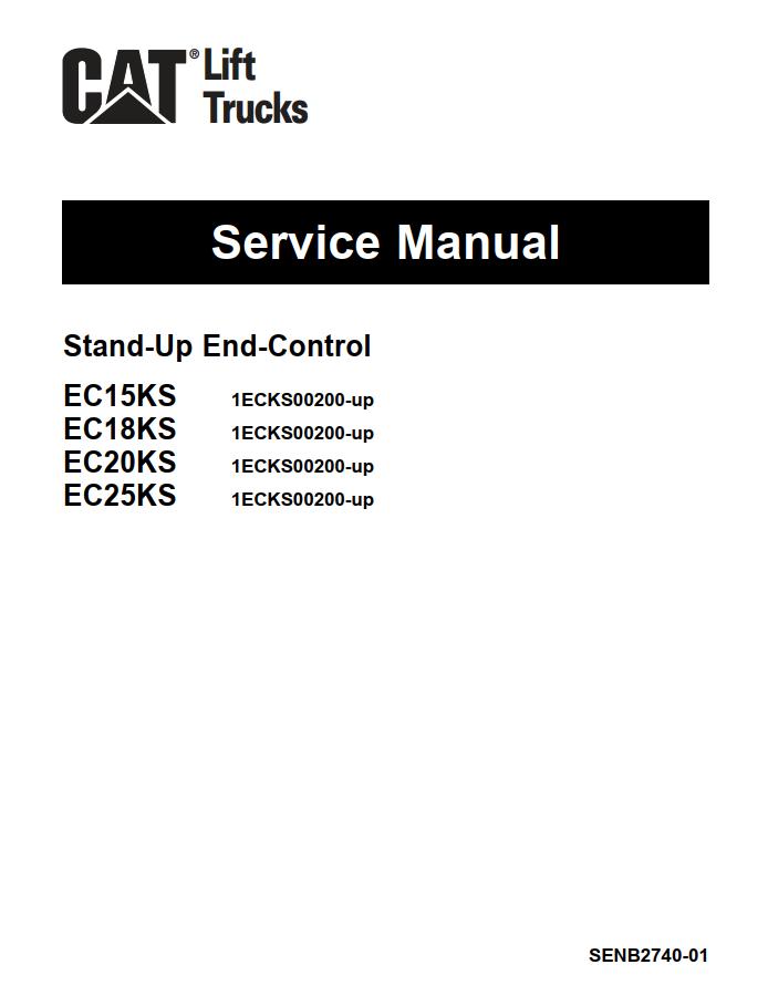 CAT Forklift EC20KS Service Manual