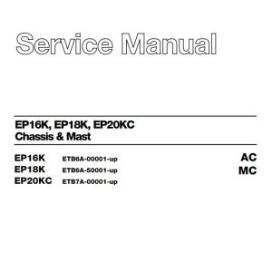 CAT Forklift EP20KC Service Manual