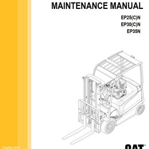 CAT Forklift EP35N Service Operation Maintenance Manual