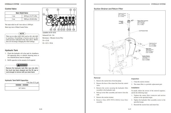 CAT Forklift ES3500 Service Manual 1