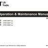 CAT Forklift ET4000 Schematic Service Operation Maintenance Manual