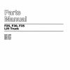 CAT Forklift F25 F30 F35 Spare Parts Manual