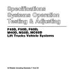 CAT Forklift F40D SA Schematic Service Manual