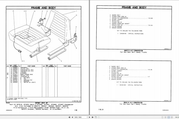 CAT Forklift F40D Spare Parts Manual 2