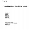 CAT Forklift F60D Spare Parts Manual 2