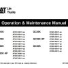 CAT Forklift GC15K Schematic Service Operation Maintenance Manual