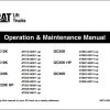 CAT Forklift GC25K HP Schematic Service Operation Maintenance Manual