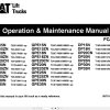 CAT Forklift GP15NM Schematic Service Operation Maintenance Manual 1