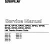 CAT Forklift GP18 Schematic Service Operation Maintenance Manual