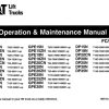 CAT Forklift GP18N Schematic Service Operation Maintenance Manual
