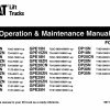 CAT Forklift GP18ZN Schematic Service Operation Maintenance Manual