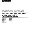 CAT Forklift GP20HP Schematic Service Operation Maintenance Manual 1