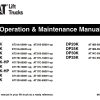 CAT Forklift GP20K Schematic Service Operation Maintenance Manual