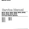 CAT Forklift GP25HP Schematic Service Operation Maintenance Manual