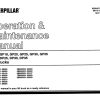 CAT Forklift GP25HP Schematic Service Operation Maintenance Manual 1