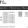 CAT Forklift GP25K HP Schematic Service Operation Maintenance Manual 1