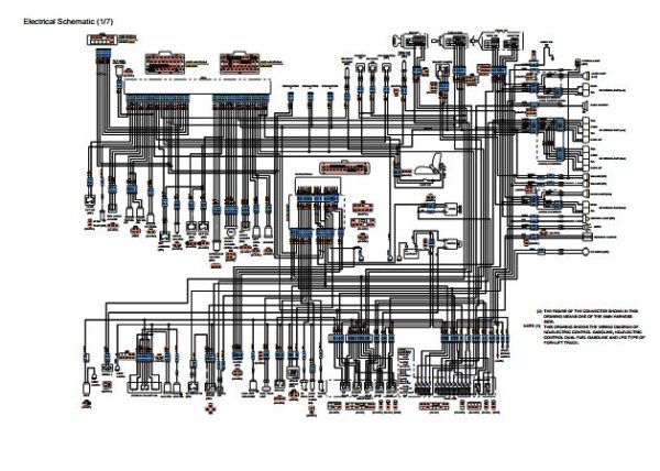 CAT Forklift GP25NM Schematic Service Operation Maintenance Manual 2