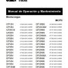 CAT Forklift GP25NMA Schematic Service Operation Maintenance Manual