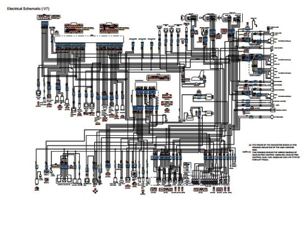 CAT Forklift GP25NMA Schematic Service Operation Maintenance Manual 2