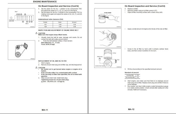 CAT Forklift GP25ZN Service Operation Maintenance Manual 1