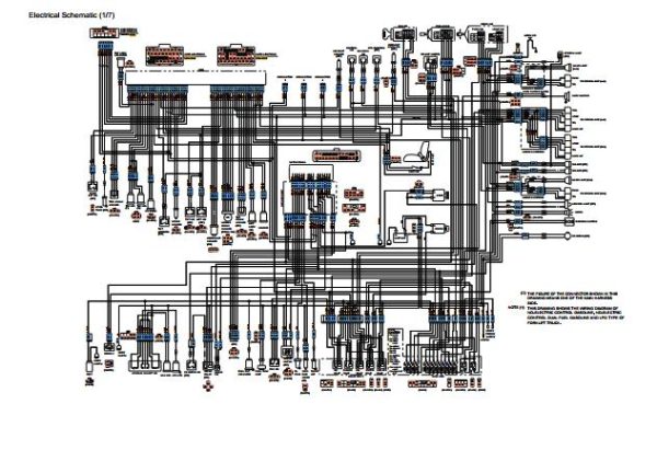 CAT Forklift GP30NM Schematic Service Operation Maintenance Manual 2