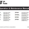 CAT Forklift GP40KL Schematic Service Operation Maintenance Manual