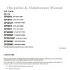 CAT Forklift GP40N1 Schematic Service Operation Maintenance Manual 1