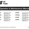 CAT Forklift GP45K Schematic Service Operation Maintenance Manual 1