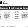 CAT Forklift GP50K Schematic Service Operation Maintenance Manual 1