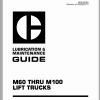 CAT Forklift M100 Service Manual