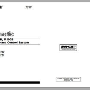 CAT Forklift M100B Service Manual