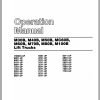 CAT Forklift M100B Service Manual 1