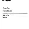 CAT Forklift M20 Spare Parts Manual