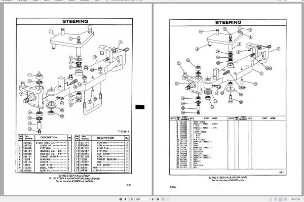 CAT Forklift M20 Spare Parts Manual 1