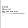 CAT Forklift M25D Spare Parts Manual