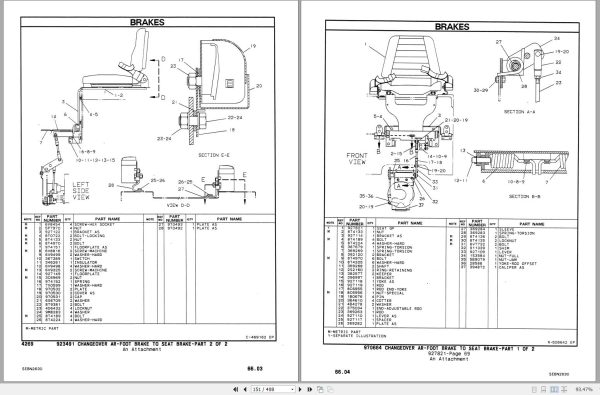 CAT Forklift M25D Spare Parts Manual 1