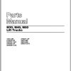CAT Forklift M30 Spare Parts Manual