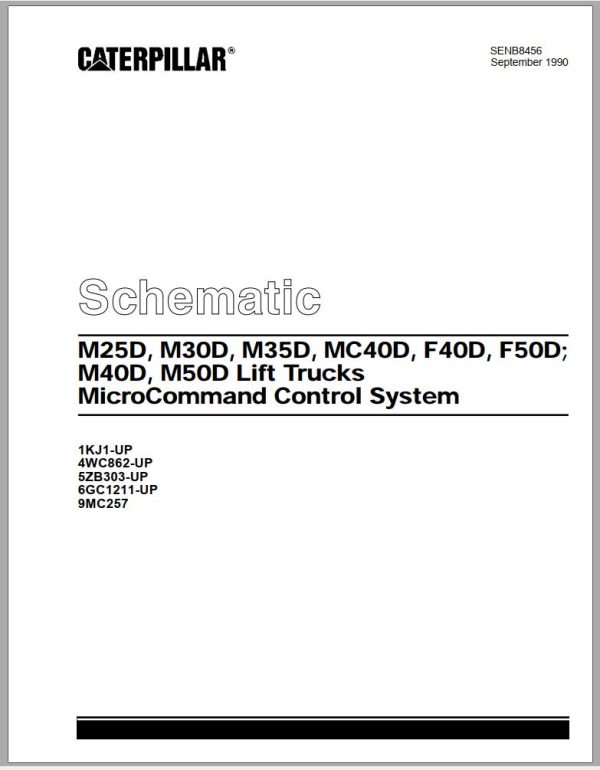 CAT Forklift M30D Service Manual 1