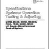 CAT Forklift M35D Service Manual